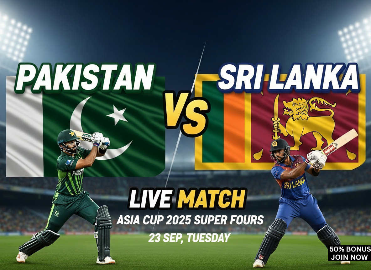 Pakistan vs Sri Lanka Betting Tips | Asia Cup 2025 Super Fours Clash | 23 SEP,   TUESDAY